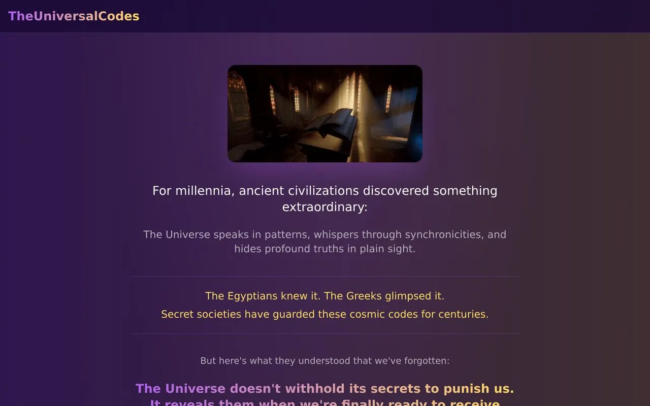 The Universal Codes