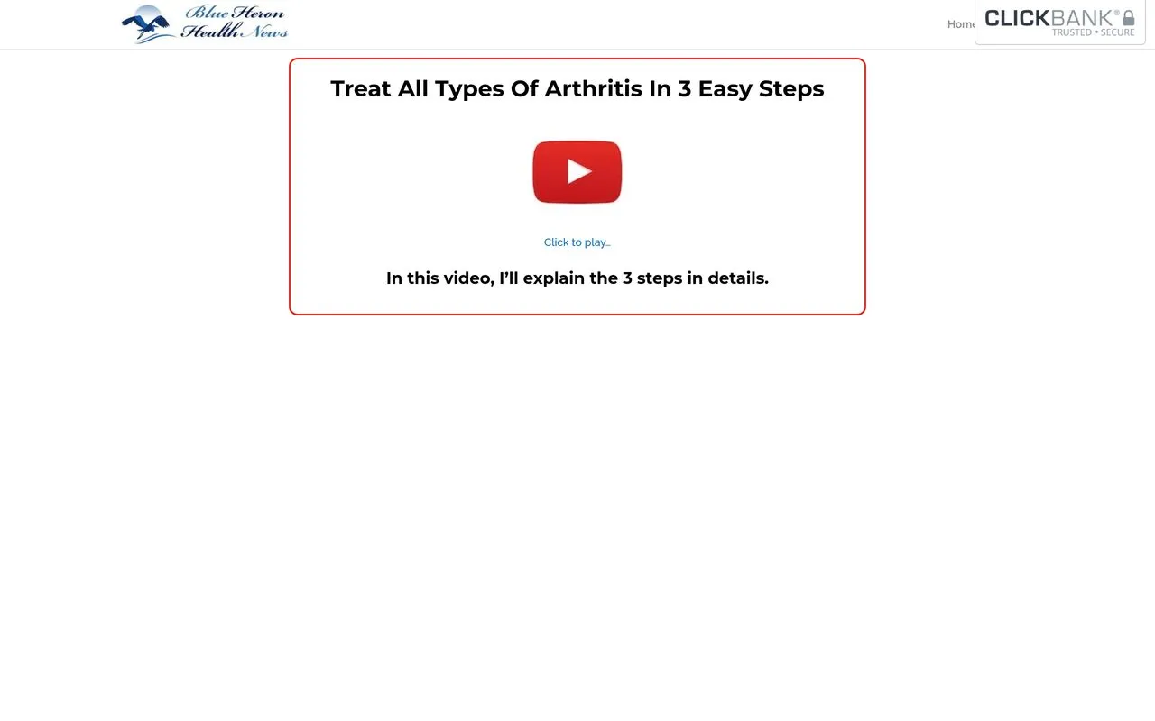 The Beat Arthritis Strategy (Blue Heron Health News)