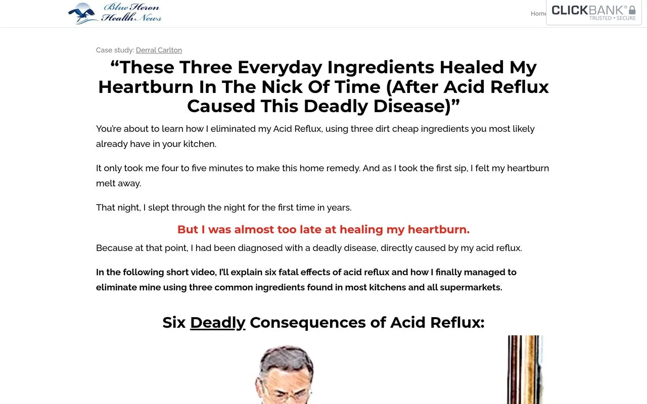 The Acid Reflux Strategy (Blue Heron Health News)