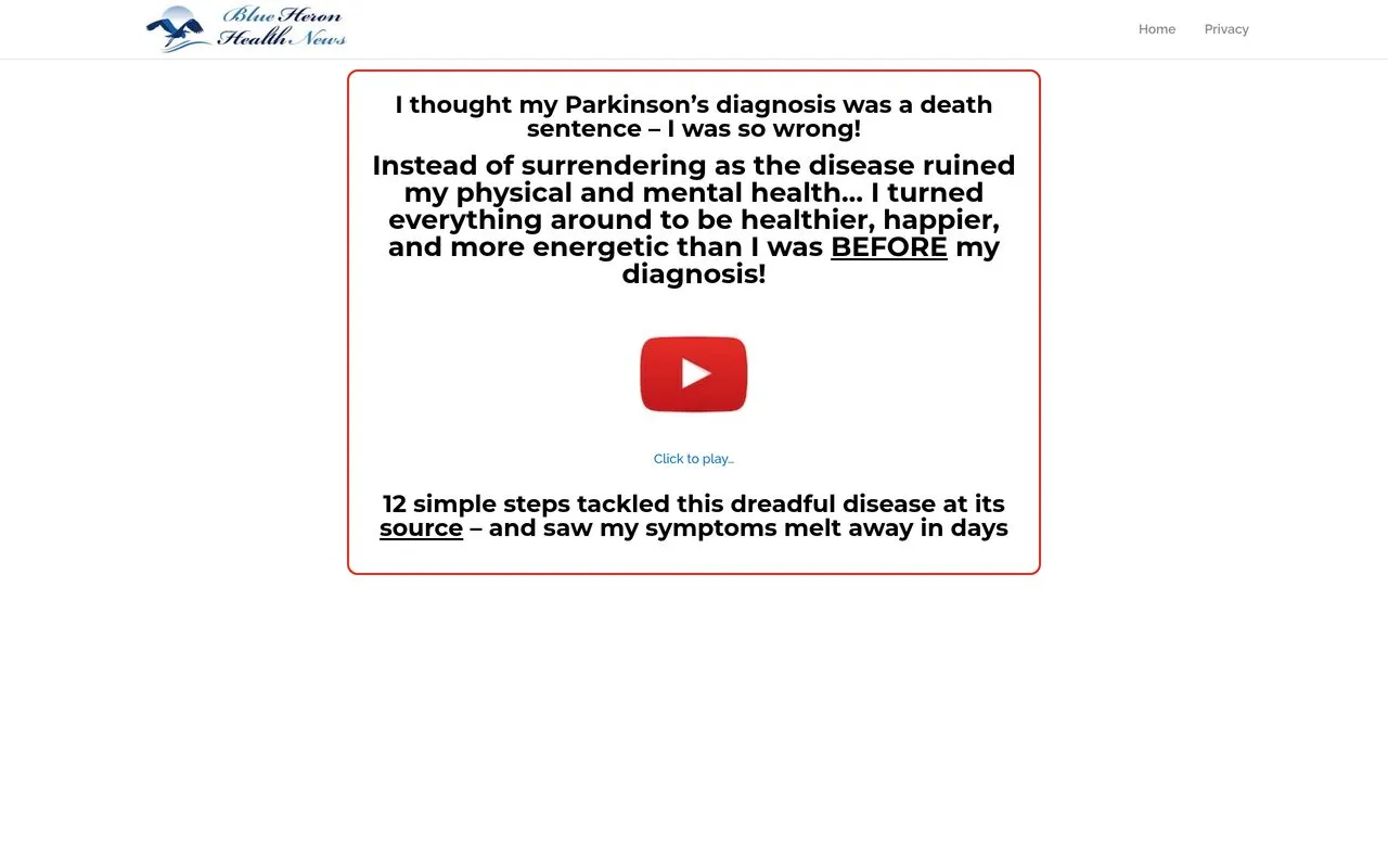 The Parkinson's Protocol (Blue Heron Health News)