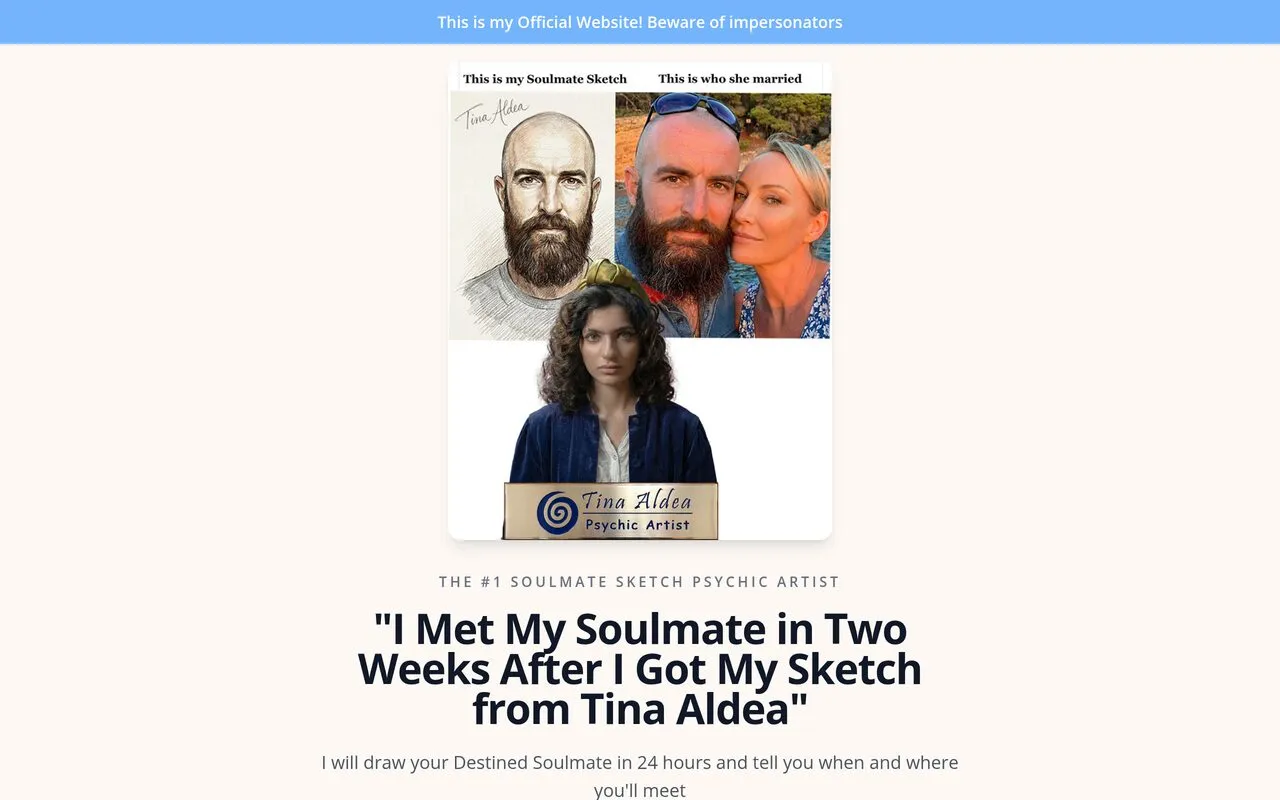 Soulmate Sketch by Tina Aldea